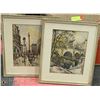 Image 1 : 2 PRINTS OF STREETS IN PARIS BY   '' SEGUIC ''