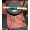 Image 1 : DRUMMER'S STOOL AND DRUMSTICKS