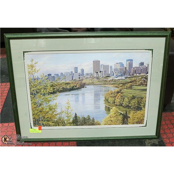 SEPTEMBER SKYLINE BY FAMOUS ARTIST ISABEL LEVESQUE