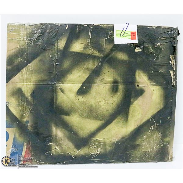 GOLD PACMAN JUSTIN OBRADOVIC ORIGINAL PAINTING