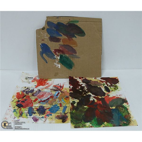 LOT OF 3 JUSTIN OBRADOVIC ORIGINALS, WELL KNOWN