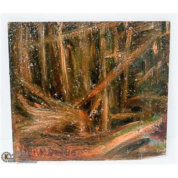 NAMED JUSTIN OBRADOVIC ORIGINAL PAINTING