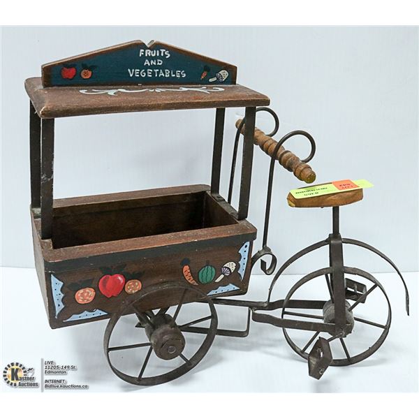 FRUIT AND VEGTABLES VINTAGE STYLE BIKE ORNAMENT