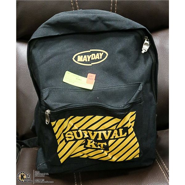 MAYDAY 72 HOUR SURVIVAL KIT IN A BACKPACK
