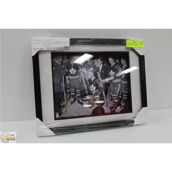 FRAMED TORONTO MAPLE LEAFS STANLEY CUP PHOTO