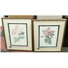 Image 1 : PAIR OF VINTAGE ROSE PICTURES