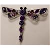 Image 2 : DRAGONFLY RHINESTONE BROOCH