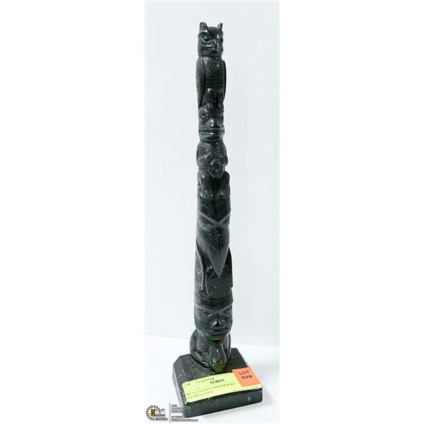 WEST COAST TOTEM POLE 13 INCHES TALL