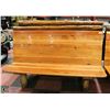 Image 2 : APPROX. 5' RUSTIC BACK-TO-BACK LOG BENCH SEAT