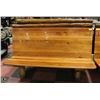 Image 2 : APPROX. 5' RUSTIC BACK-TO-BACK LOG BENCH SEAT