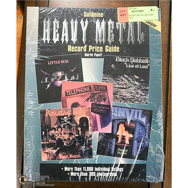 SEALED HEAVY METAL RECORD PRICE GUIDE