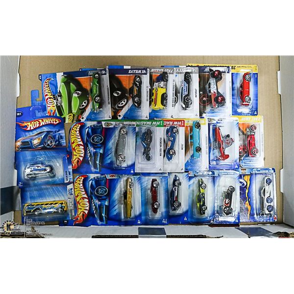 LOT OF 20 NEW COLLECTIBLE HOTWHEELS CARS