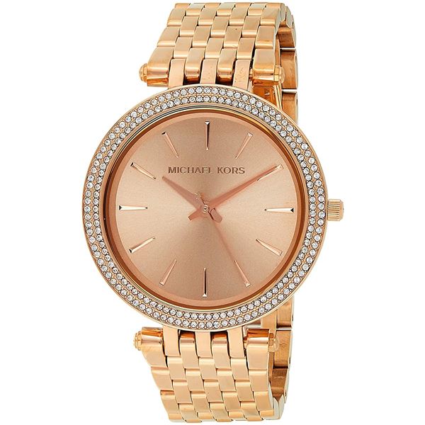 NEW MICHAEL KORS 39MM DIAL CRYSTAL BEZEL MSRP $340