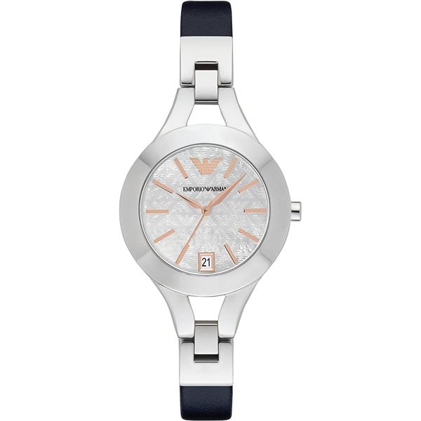 NEW EMPORIO ARMANI M-OF-PEARL 35MM DIAL MSRP $315