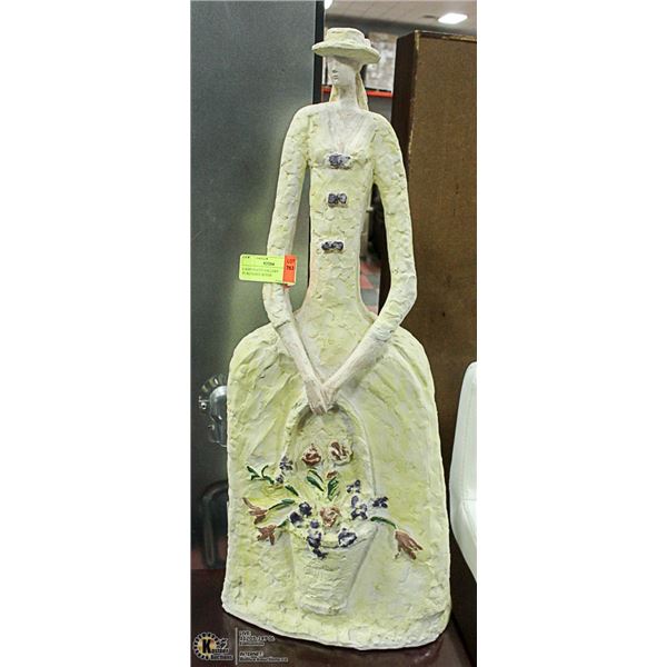 LADY STATUE 'BEYER'  APPROX 24 INCHES TALL