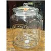 Image 1 : LARGE GLASS TRADITIONAL STORE DISPLAY PEANUT JAR