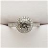Image 2 : 34) PLATINUM DIAMOND RING.
