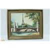 Image 1 : VINTAGE PARIS OIL PAINTING, 19 X 16