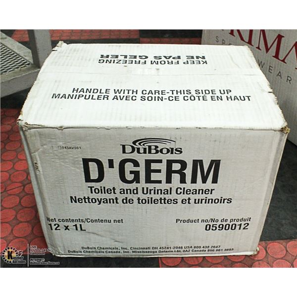 DUBOIS TOILET AND URINAL CLEANER. CASE OF 12 1L