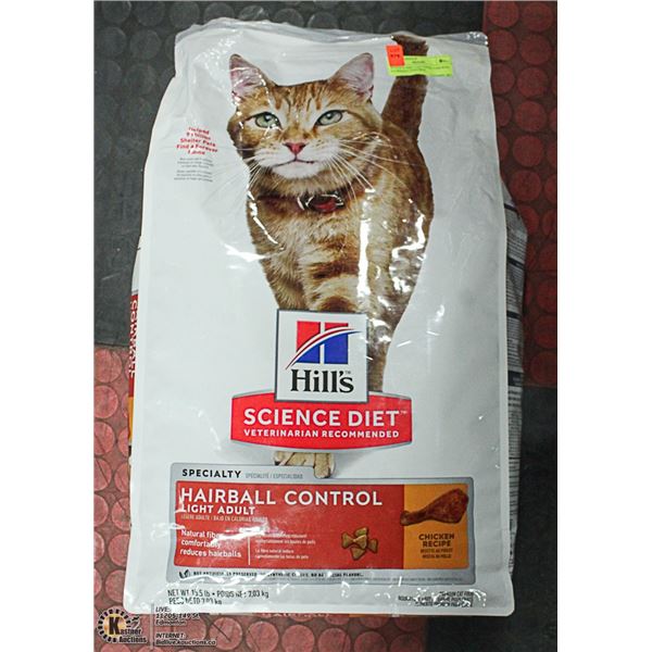 SCIENCE DIET CAT FOOD, CHICKEN, HAIRBALL CONTROL