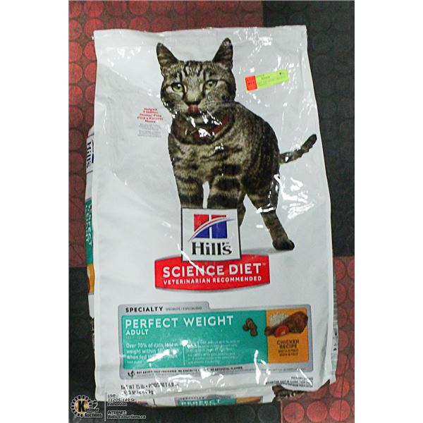 SCIENCE DIET CAT FOOD CHICKEN, PERFECT WEIGHT,