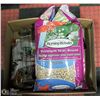 Image 1 : NEW 40 LBS. WILD BIRD SEED,  BIRD FEEDER AND