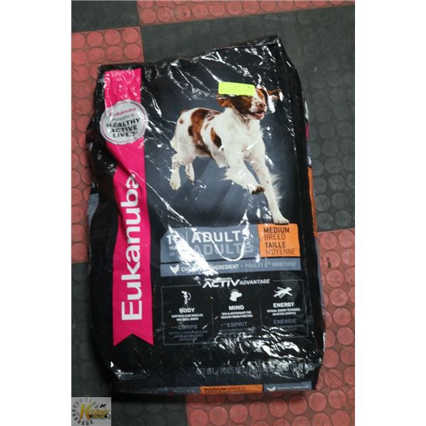 EUKANUBA DOG FOOD ADULT MEDIUM BREED  30 LBS,