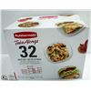 Image 1 : NEW RUBBERMAID 32PC TAKE-ALONGS - FOR LUNCHES &