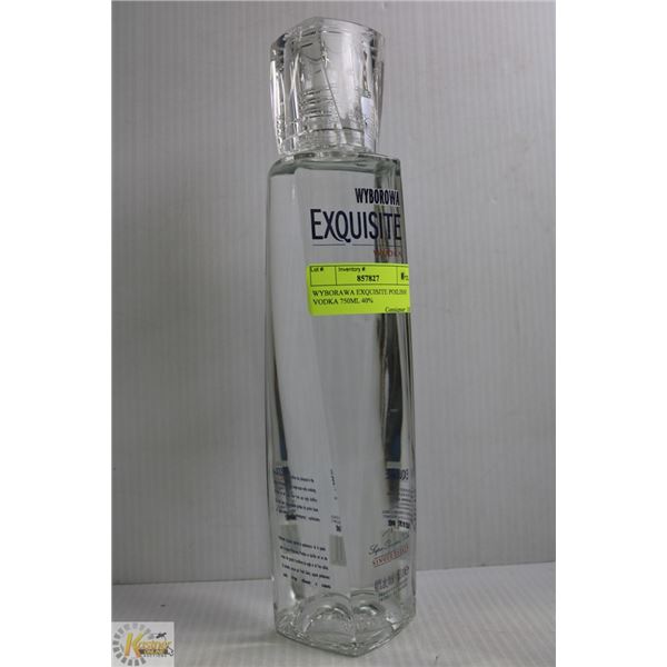 WYBORAWA EXQUISITE POILISH VODKA 750ML 40%