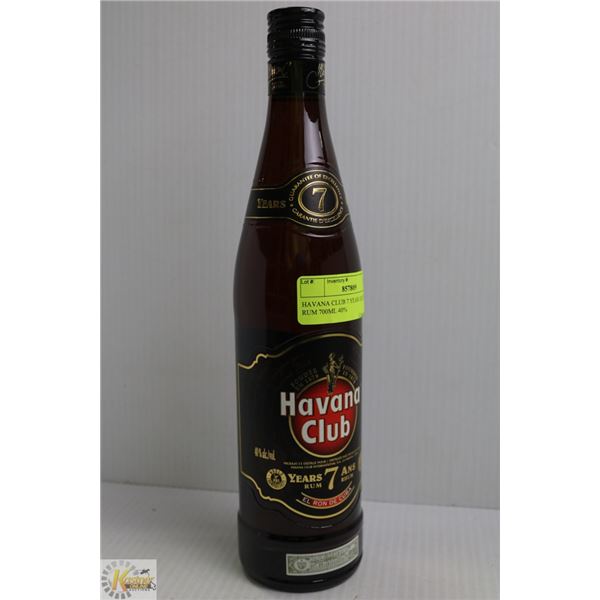 HAVANA CLUB 7 YEAR OLD CUBAN RUM 700ML 40%
