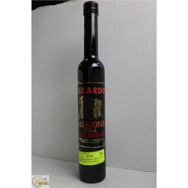 LUXARDO PASSIONE NERA BLACK LIQUOR BASE ON SAMBUCA