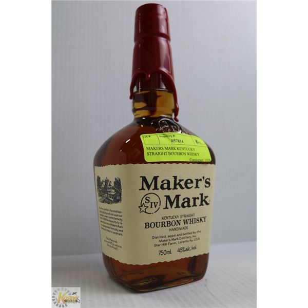 MAKERS MARK KENTUCKY STRAIGHT BOURBON WHISKY