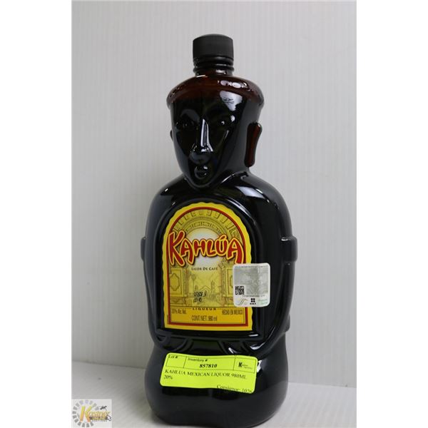 KAHLUA MEXICAN LIQUOR 980ML 20%