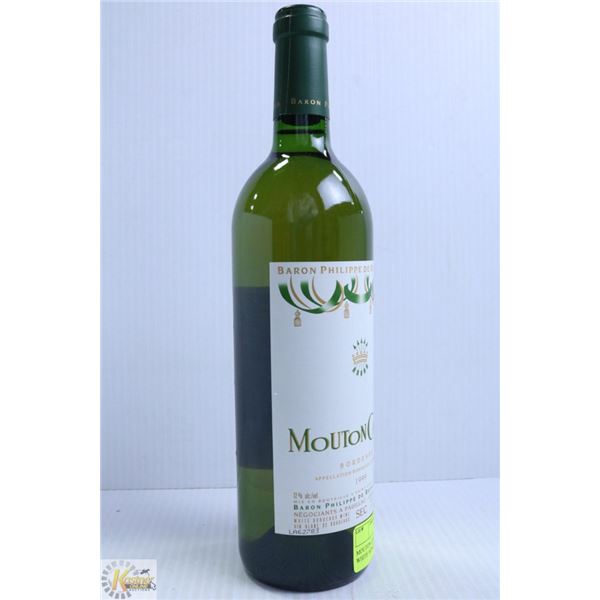 MOUTON CADET 1999 FRENCH WHITE WINE 750ML 12%