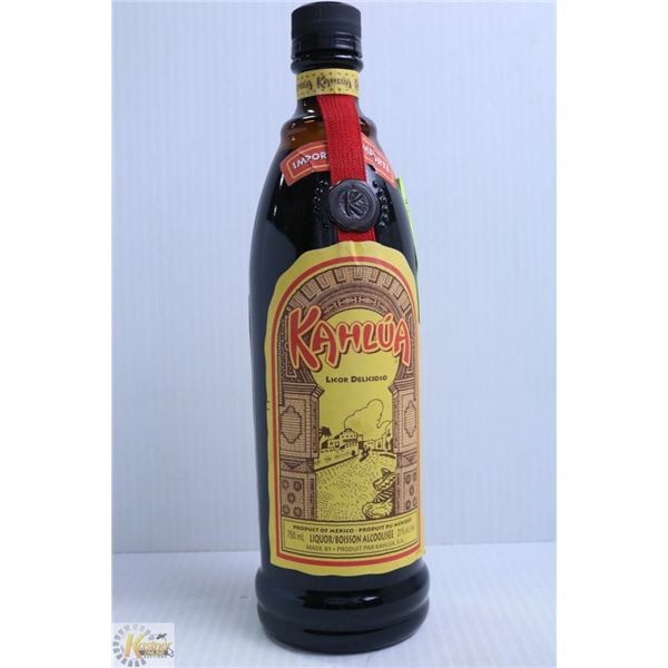KAHLUA LIQUOR MEXICO 750ML 21%