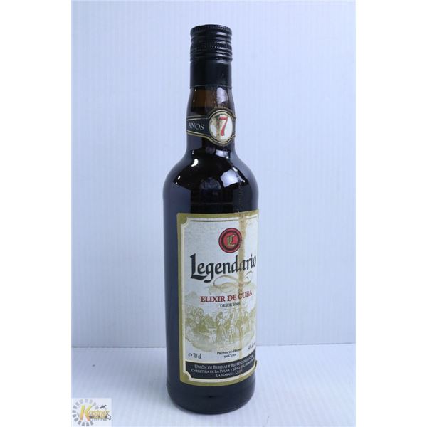 LEGENDARIO 7 YEAR CUBAN RUM 700ML 34%
