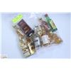 Image 1 : BAG WITH 12 ASSORTED 1OZ LIQUOR BOTTLES