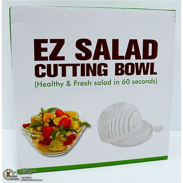NEW EZ SALAD CUTTING BOWL
