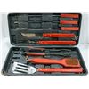 Image 1 : NEW 8PC BBQ UTENSIL SET IN HARD CASE