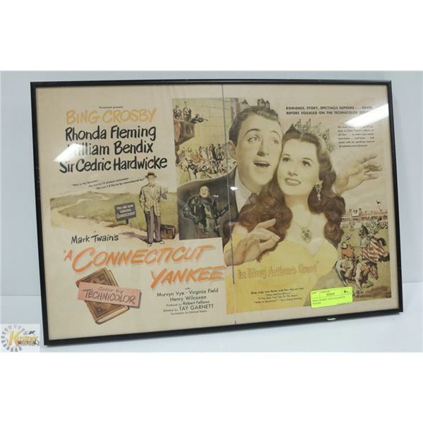 BING CROSBY VINTAGE MOVIE POSTER
