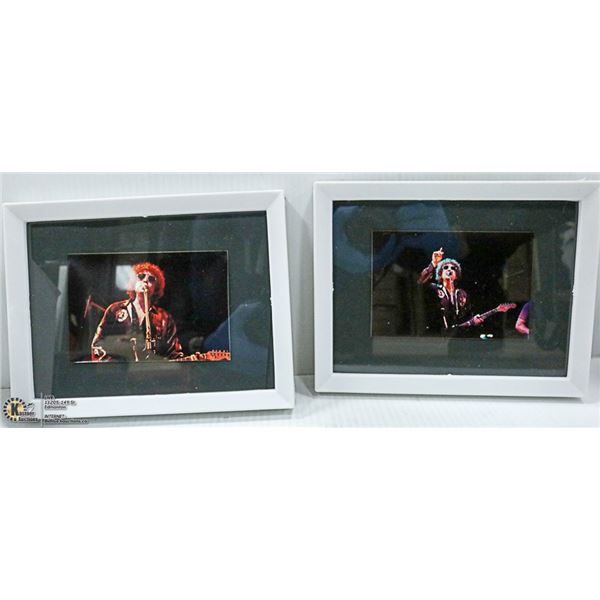 2 ACTUAL CONCERT PHOTOS NOT PRINTS, BOB DYLAN