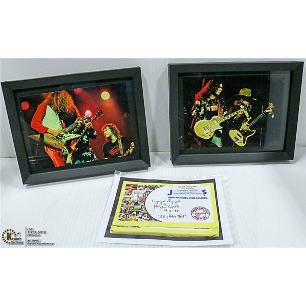 2 ACTUAL CONCERT PHOTOS NOT PRINTS, LYNYRD SKYNYRD