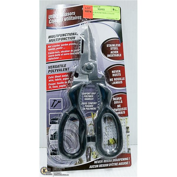 NEW MULTI-FUNCTION UTILITY SCISSORS