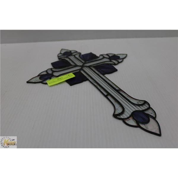 BEAUTIFUL STAINED GLASS CROSS