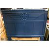 Image 1 : BLUE SINGLE SIZE HEADBOARD, 52" TALL