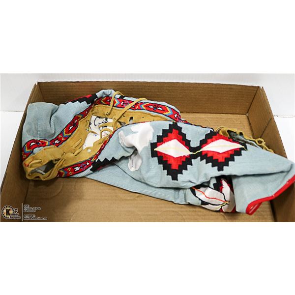 VINTAGE INDEGENOUS PAPOOSE BAG