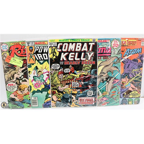 FIVE COMICS - MARVEL AND DC COLLECTIBLES