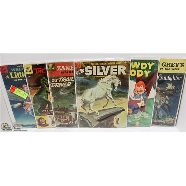 SIX COMICS - 10 CENT VINTAGE COLLECTIBLES