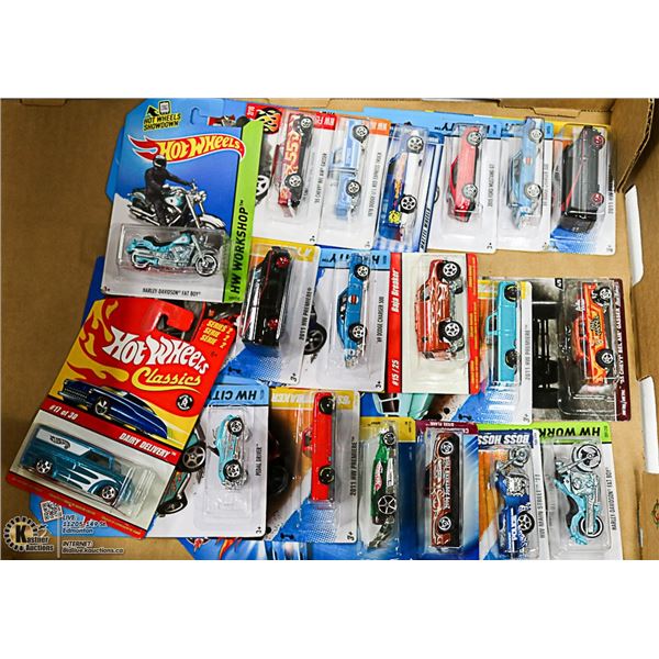 LOT OF 20 NEW COLLECTIBLE HOTWHEELS CARS