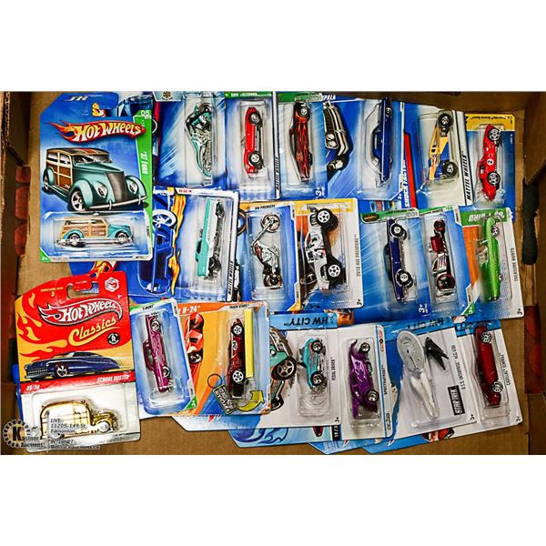 LOT OF 20 NEW COLLECTIBLE HOTWHEELS CARS